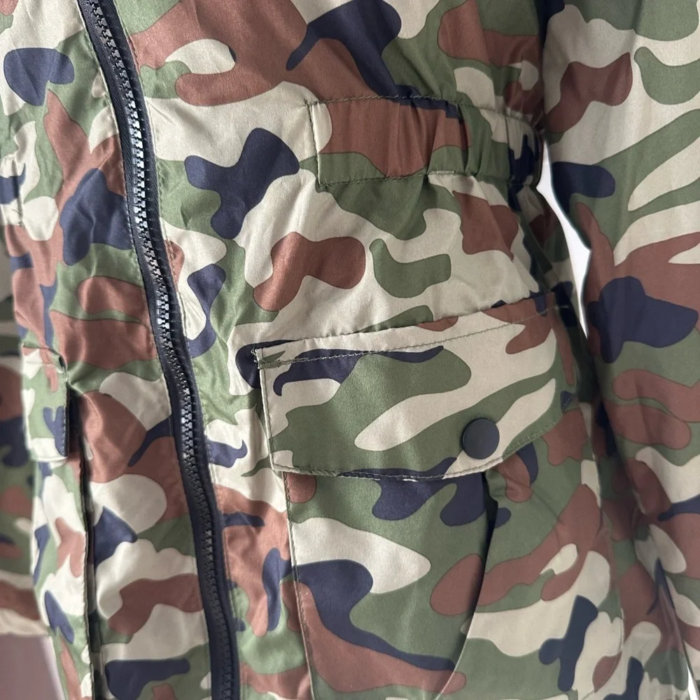 🆕Hawke & Co. Outfitter Girls Camo Hooded Windbreaker